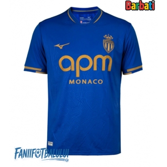 AS Monaco Tricou Fotbal Replică 2025-26 Barbati Deplasare